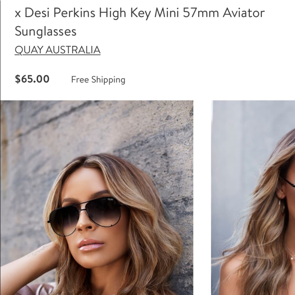 Quay black to fade sunglasses